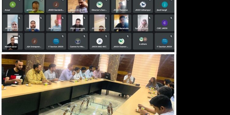 Director JKEDI reviews functioning of District offices