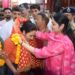 Amarnath ji pilgrims accorded rousing reception at Udhampur