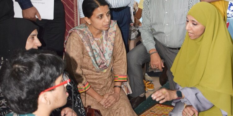 A. Srija visits Resource Room for CWSN students at SP School
