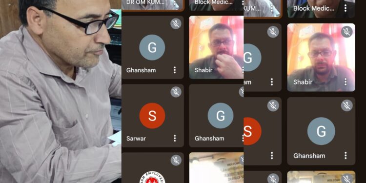 CMO Doda chairs virtual meeting with BMOs ahead of 10th International Yoga Day