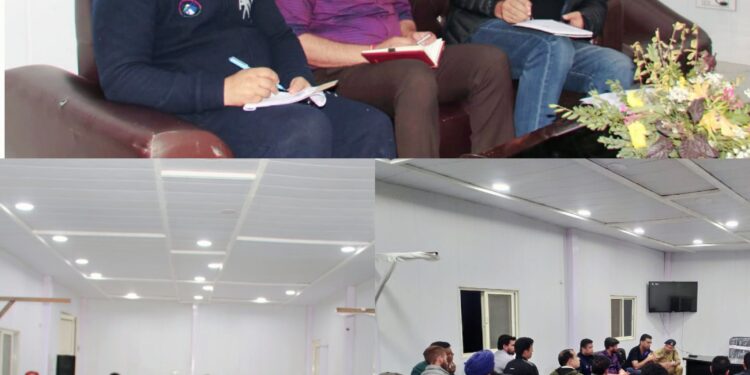 Secretary RDD reviews arrangements for SANJY at Baltal; exhorts officers to ensure quality services to pilgrims
