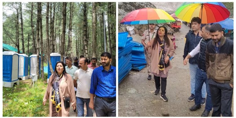 DG Rural Sanitation J&K visits Nunwan & Chandanwari; assesses Sanitation Facilities for SANJY-2024