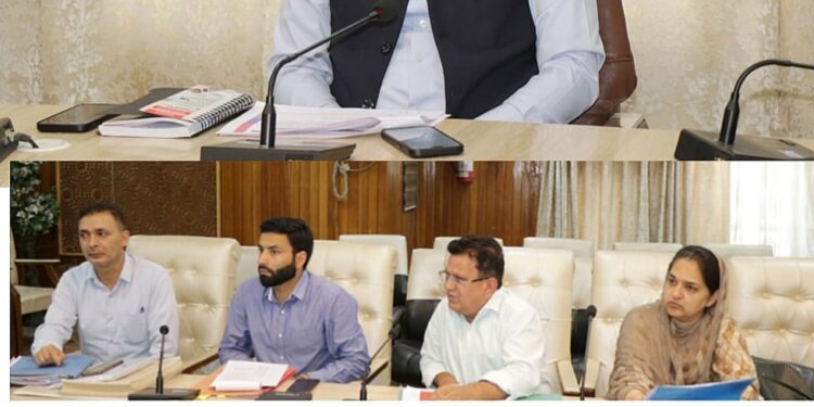 DC Srinagar reviews progress on implementation of HADP