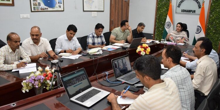 DEO chairs meeting on Special Summary Revision 2024 at Udhampur