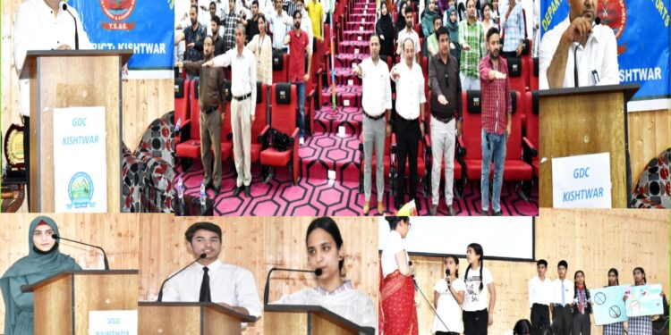 Int’l Day Against Drug Abuse, Illicit Trafficking 2024 Multifarious activities organised across District Kishtwar