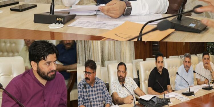 DC Srinagar reviews action plan for upgradation & macadamization of roads