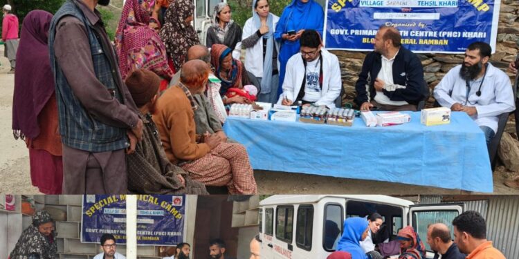 Mega Medical Camp organized in far-flung Sarachi area of area of Block Ukheral