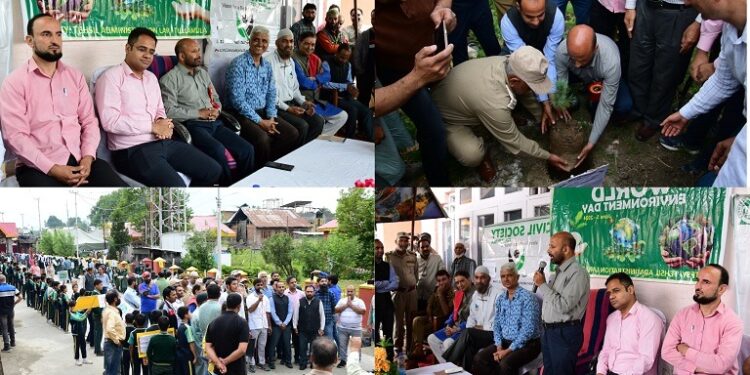 Awareness functions, plantation & cleanliness drives mark celebration of World Environment Day at Ganderbal