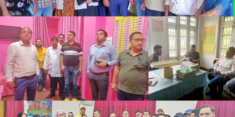 SHS NHM Team reviews health facilities, performance of National Programs in Doda District
