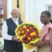 Narendra Modi met President Droupadi Murmu today.
