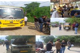 ARTO Bandipora Conducts Enforcement Drive to Enhance Road Safety and ensuring Compliance with transport regulations