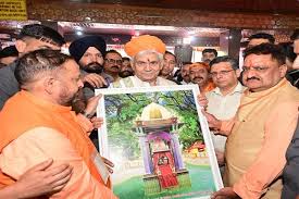 LG pays obeisance, lays foundation stone for Yatri Bhawan at Mata Kheer Bhawani Temple