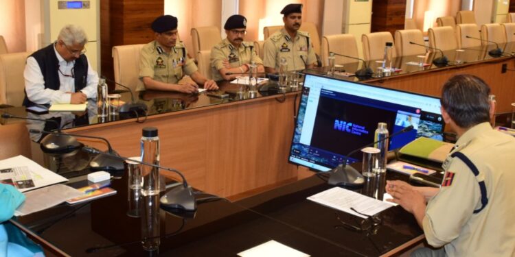 Lt Governor chairs a high-level security review meeting