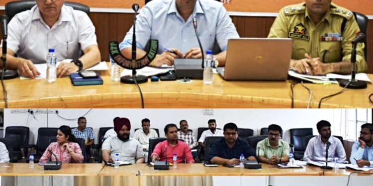 DC Kathua reviews preparedness for anti- flood measures