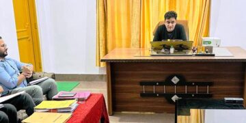 PO ICDS Ramban reviews Poshan projects