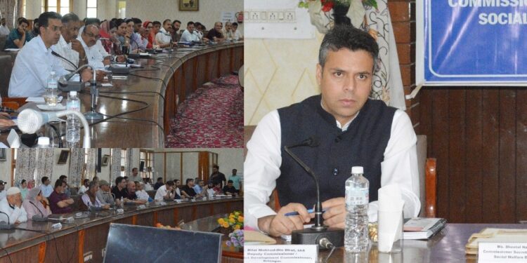 Sheetal Nanda convenes public darbar at Sgr; asks officers for prompt redressal of local issues