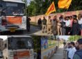 DC Budgam & SSP Budgam flags off Mata Kheer Bhawani Yatra 2024 from Pandit Colony Sheikhpora