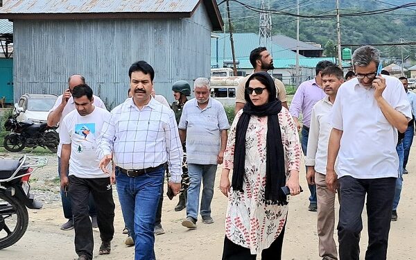 DDC Chairperson B’la Safeena Baig inspects ongoing Development Projects