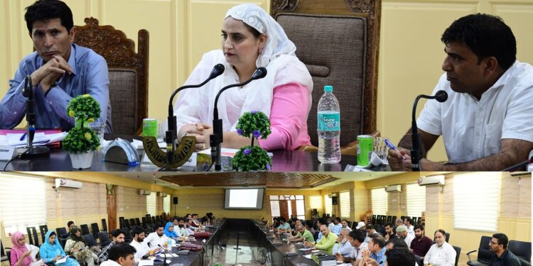 Chairperson DDC Ganderbal discusses framing of District Capex Budget 2024-25