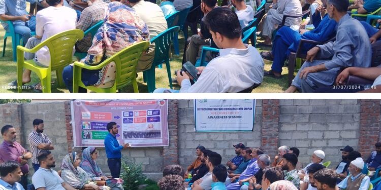 DE&CC Shopian Organizes Awareness Camp at Keegam
