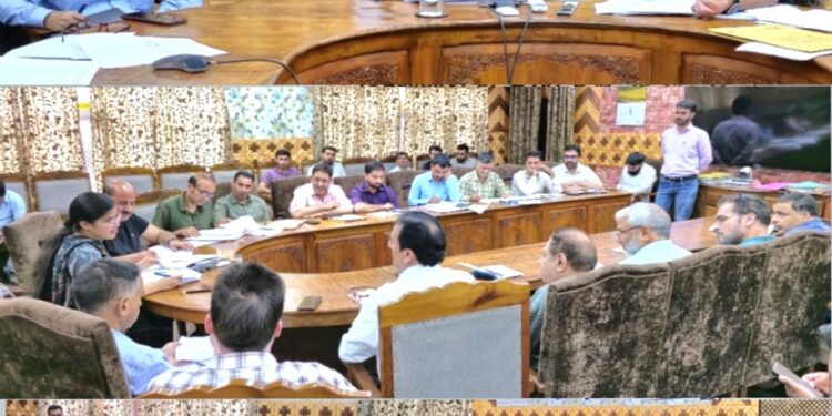 DC Kupwara chairs DDMA meeting