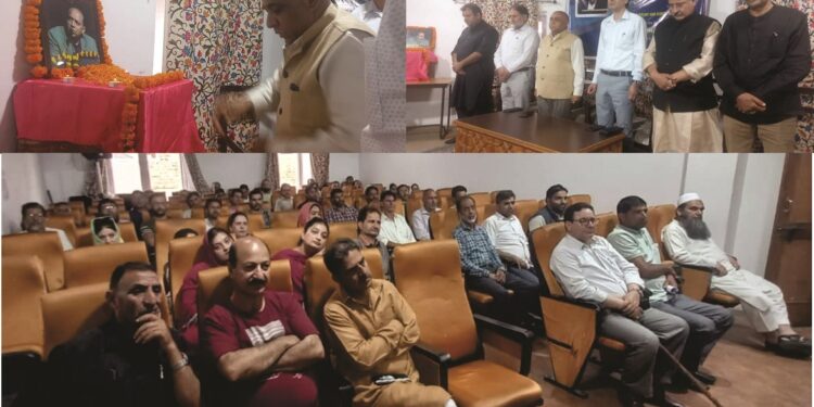 JKAACL condoles demise of Bharat Singh Manhas