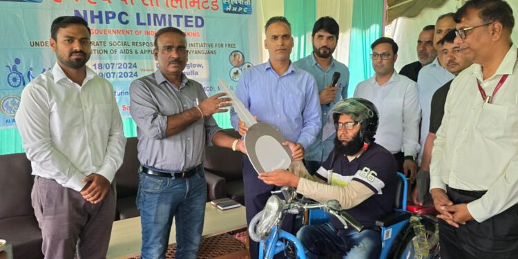 Prosthetic Aid distribution camp for specially-abled held at B’la