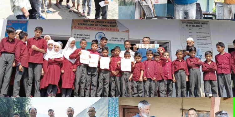 Health Department team holds awareness camp on Leprosy at Sarak Marmat