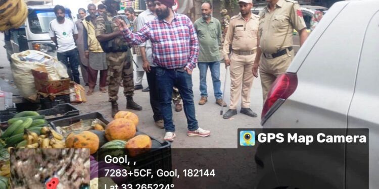 Market checking conducted in Gool Main Market