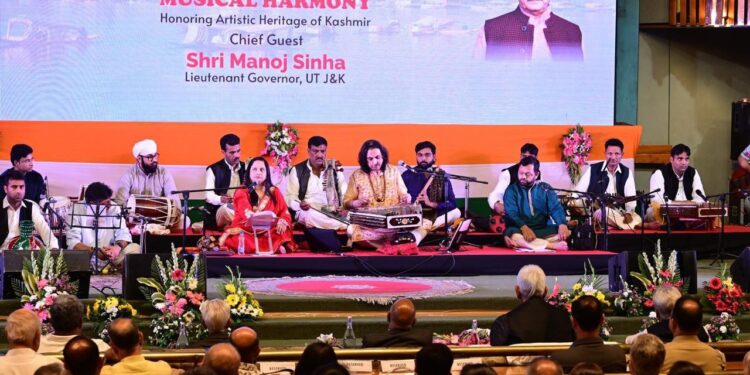 Lt Governor inaugurates Koshur Raag’s Musical Harmony event at Srinagar