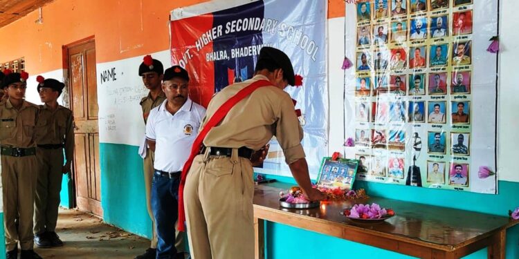 PM SHRI Govt.HSS Bhalra observed Kargil Vijay Diwas
