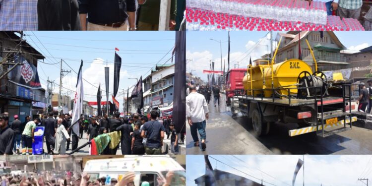 SMC monitors enhanced Civic Amenities for smooth observance of Youm-e- Ashura Procession in Srinagar’s Old City