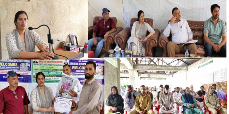 DC Kupwara attends closing ceremony of 3-Day Skill Development Training programme for Silk farmers