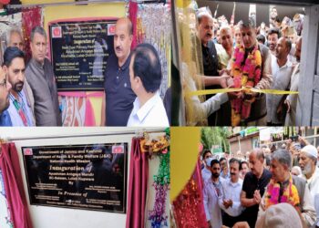 V.C DDC Kupwara inaugurates NTPHC Khurhama, Sub Centre Saiwan