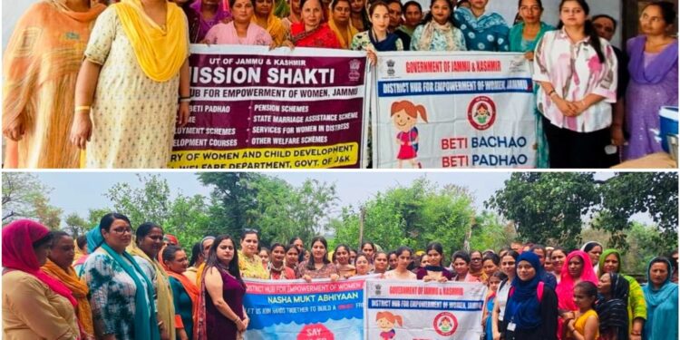 Mission Shakti Sankalp HEW Jammu organises awareness programmes on women’s health and empowerment in Bhalwal