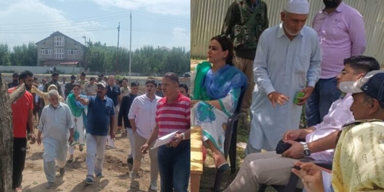 DC Shopian & Secretary Sports Council inspect Key Sports Infrastructure Projects in district