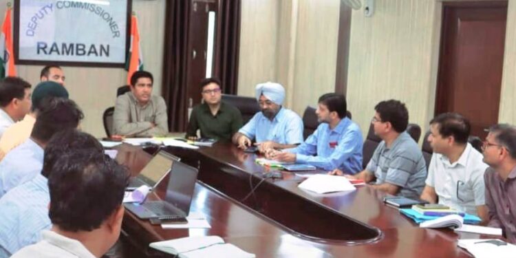 DC Ramban reviews RDSS; calls for daily advancement report on strengthening power infrastructure