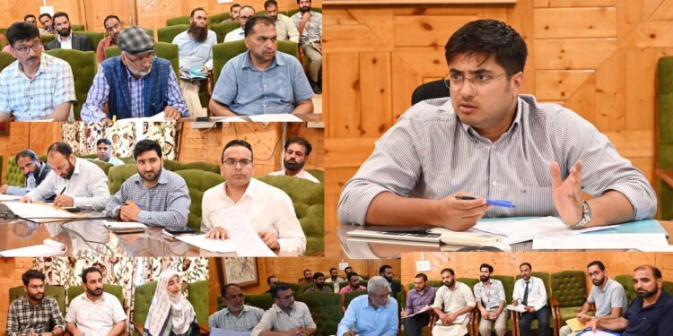 DC Shopian reviews functioning of Private Educational Institutions