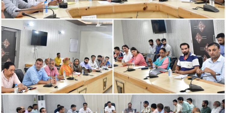 DC Rajouri reviews progress of data collection (DCFs) for PDI
