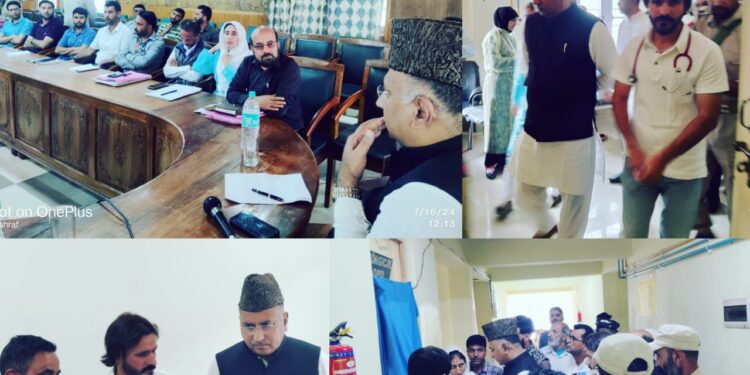 MP Ghulam Ali Khatana visits Gurez, reviews performance of various Departments