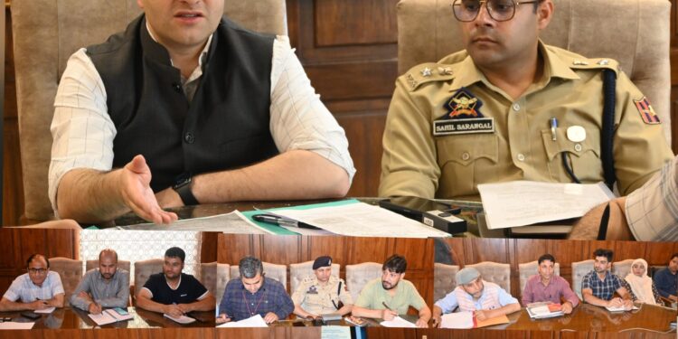 DC Kulgam reviews arrangements for Muharram-ul-Haram
