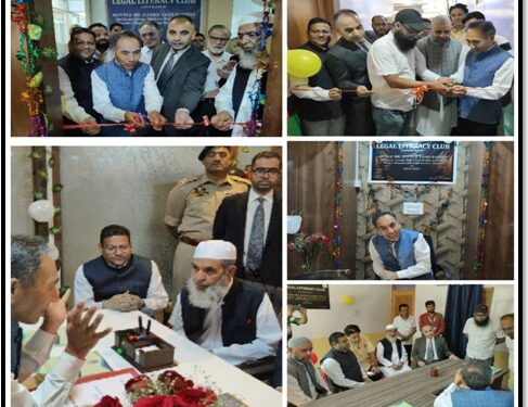 Justice Tashi Rabstan inaugurated Legal Literacy Clubs at Cresent Public School and Bilaliya Educational Institute, Srinagar