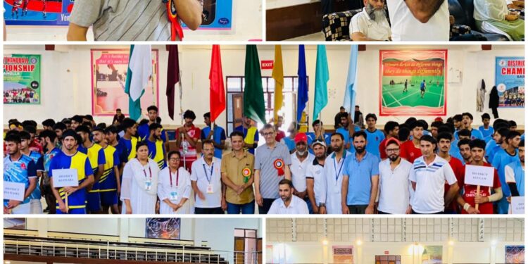 Grand Opening of Inter-District Provincial Level Under-19 Boys Handball Competition held at Indoor Stadium B’la