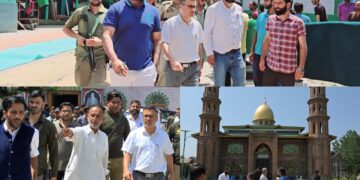 DC Bandipora visits Imam Baras in Sumbal sub-division
