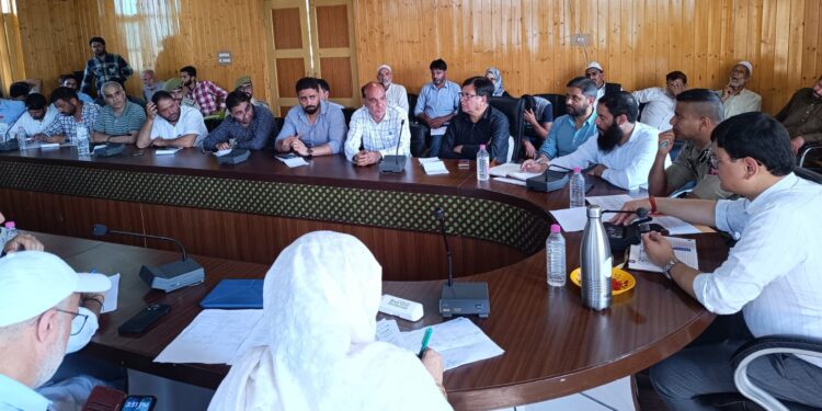 DC B’la visits Pattan & finalizes arrangements for Muharram-ul-Haraam