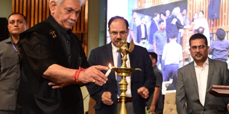 Lt Governor launches ‘Hausla 2.0’ and JK Startup portal Today marks a milestone on the path of women’s empowerment and youth entrepreneurship in J&K: LG Sinha
