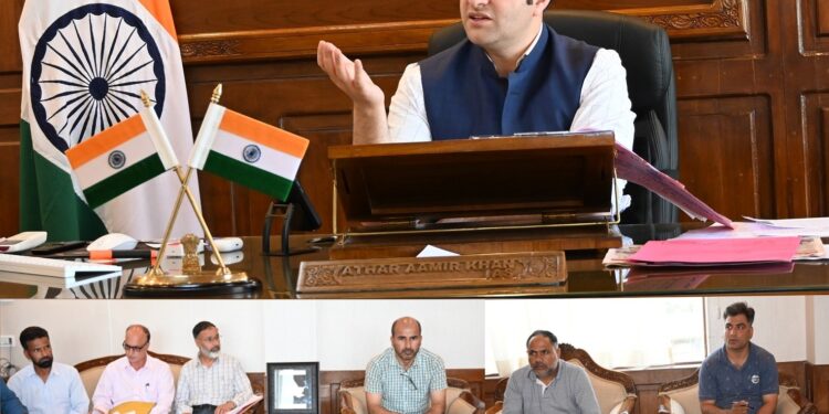 DC Kulgam reviews progress of SAMAGRA Shiksha projects