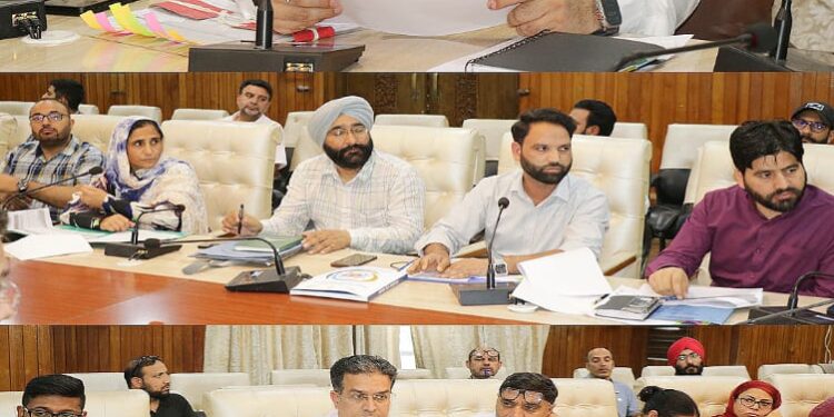 DC Srinagar reviews progress of the Annual District Good Governance Index 2023-24