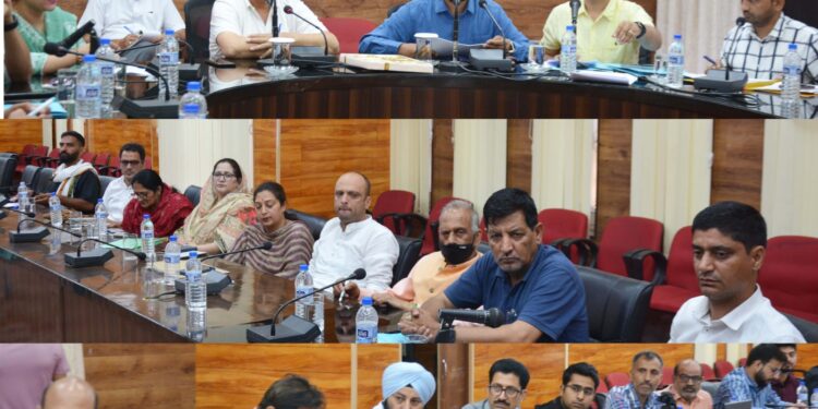 DDC Chairman Doda convenes meeting to finalize Area Development Grant 2024-25