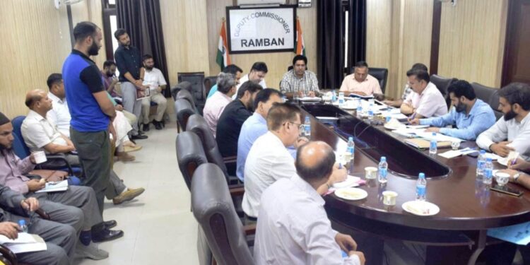 DC evaluates progress achieved under Aspirtaional Block program in Khari